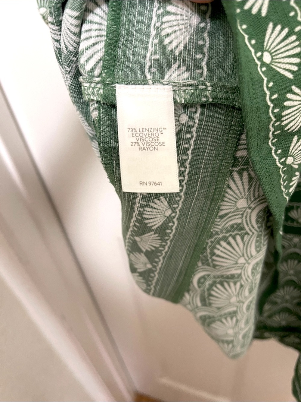 NWT J.Jill Border-Printed Flounced-Hem Dress - Picture 10 of 10